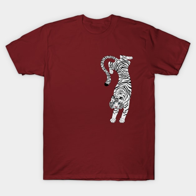 White Tiger T-Shirt by AbigailBrown